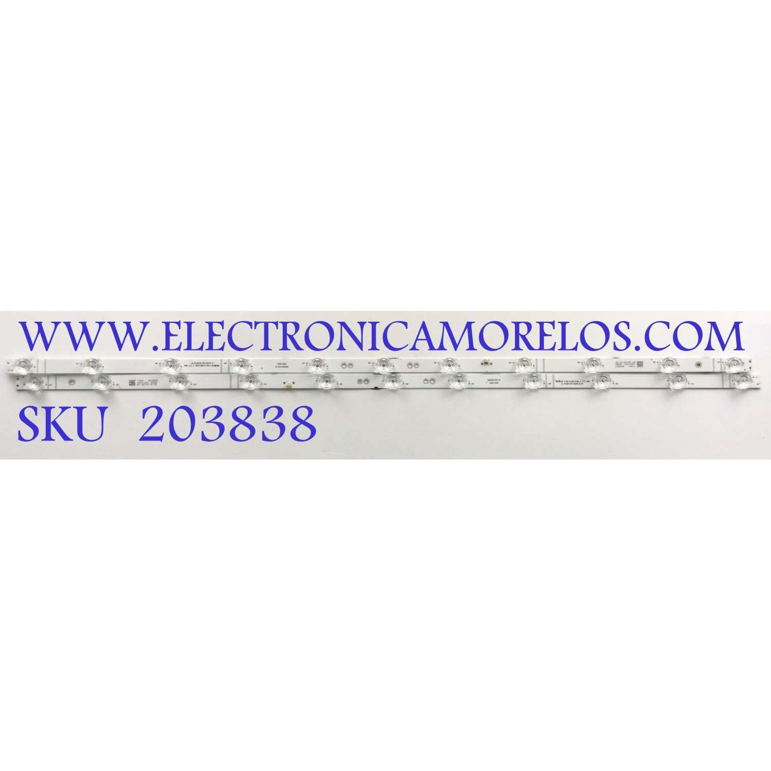 KIT DE LED'S PARA TV TOSHIBA  ( 2 PZ ) / NUMERO DE PARTE JL.D425B1330-003DS-M_V01 / JHD425X1F52-T0 / 2020110301 / PANEL JHD425X1F52-T0L1K1\S0\GM\ROH / MODELO 43V35KU